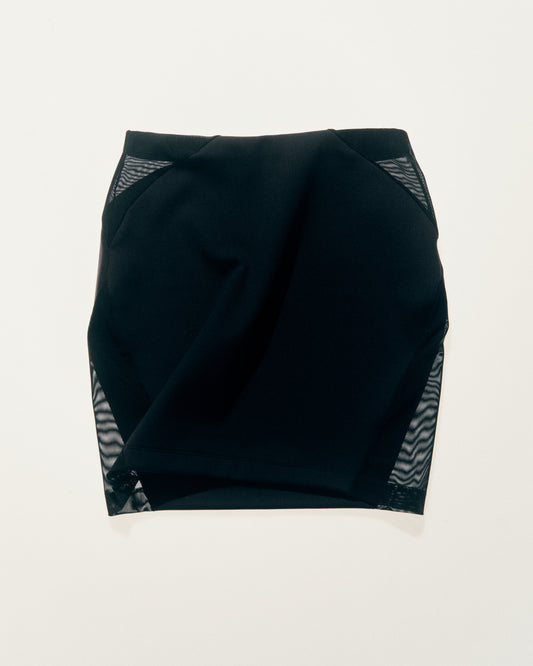 black skirt