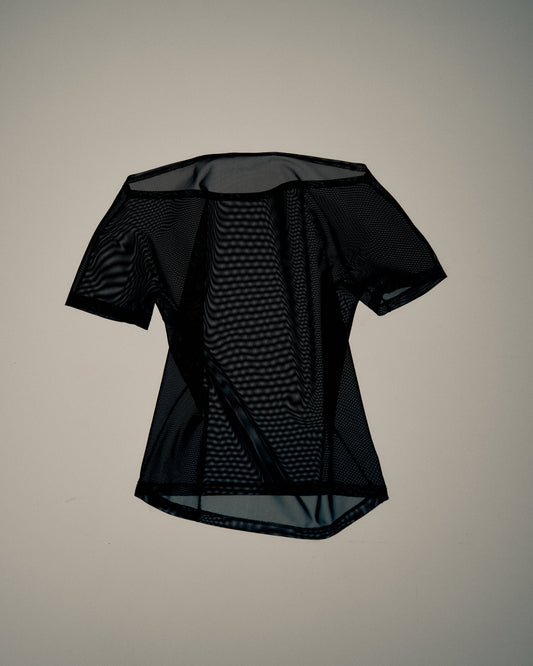 black sheer t